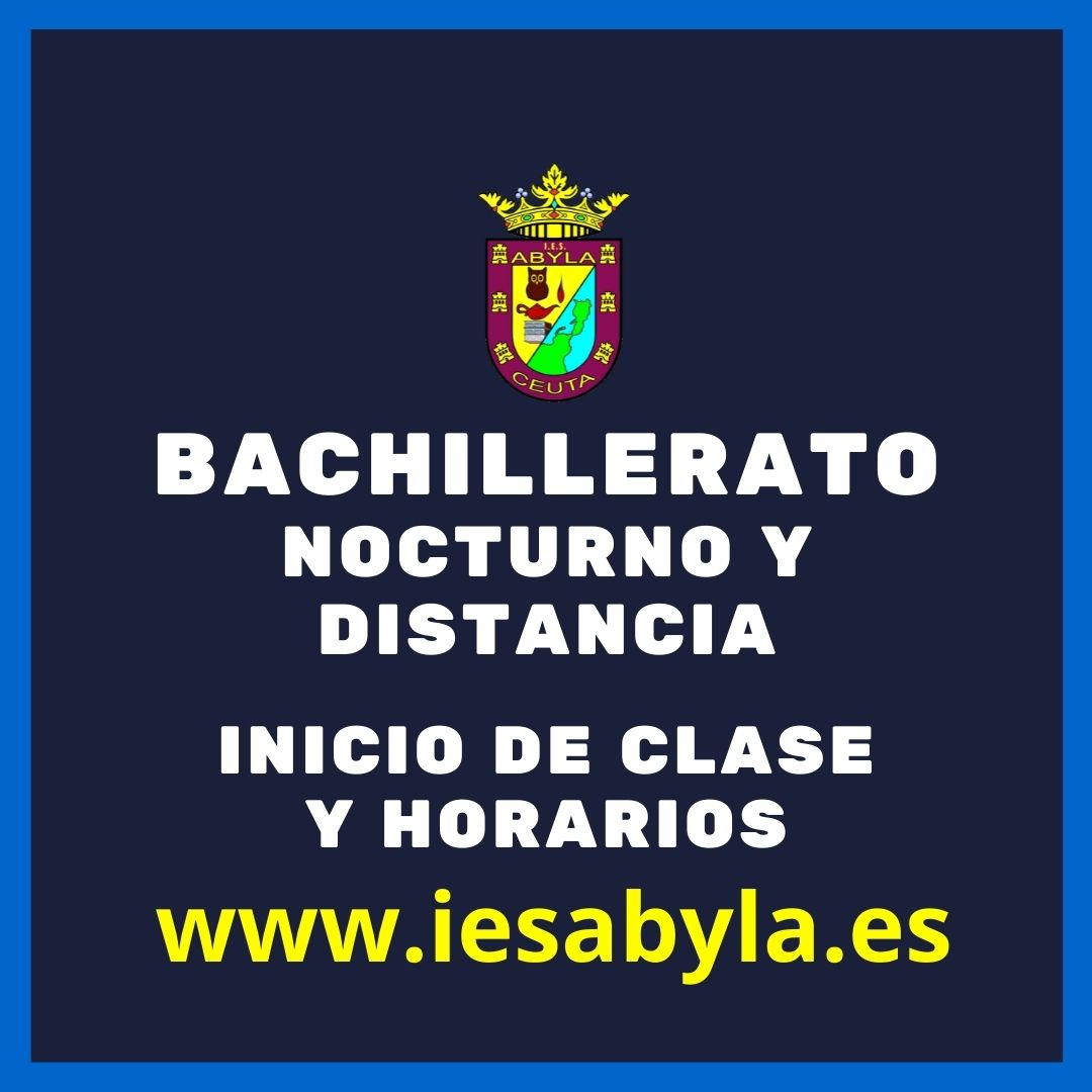 Inicio Bachillerato nocturno y distancia