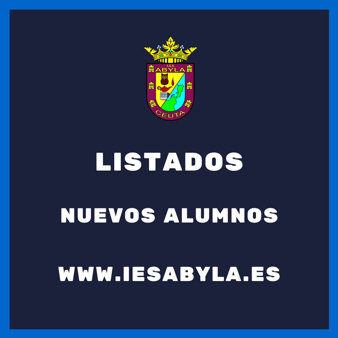 Listados Nuevos Alumnos