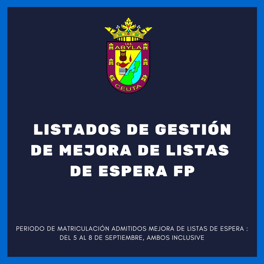 Listados espera FP