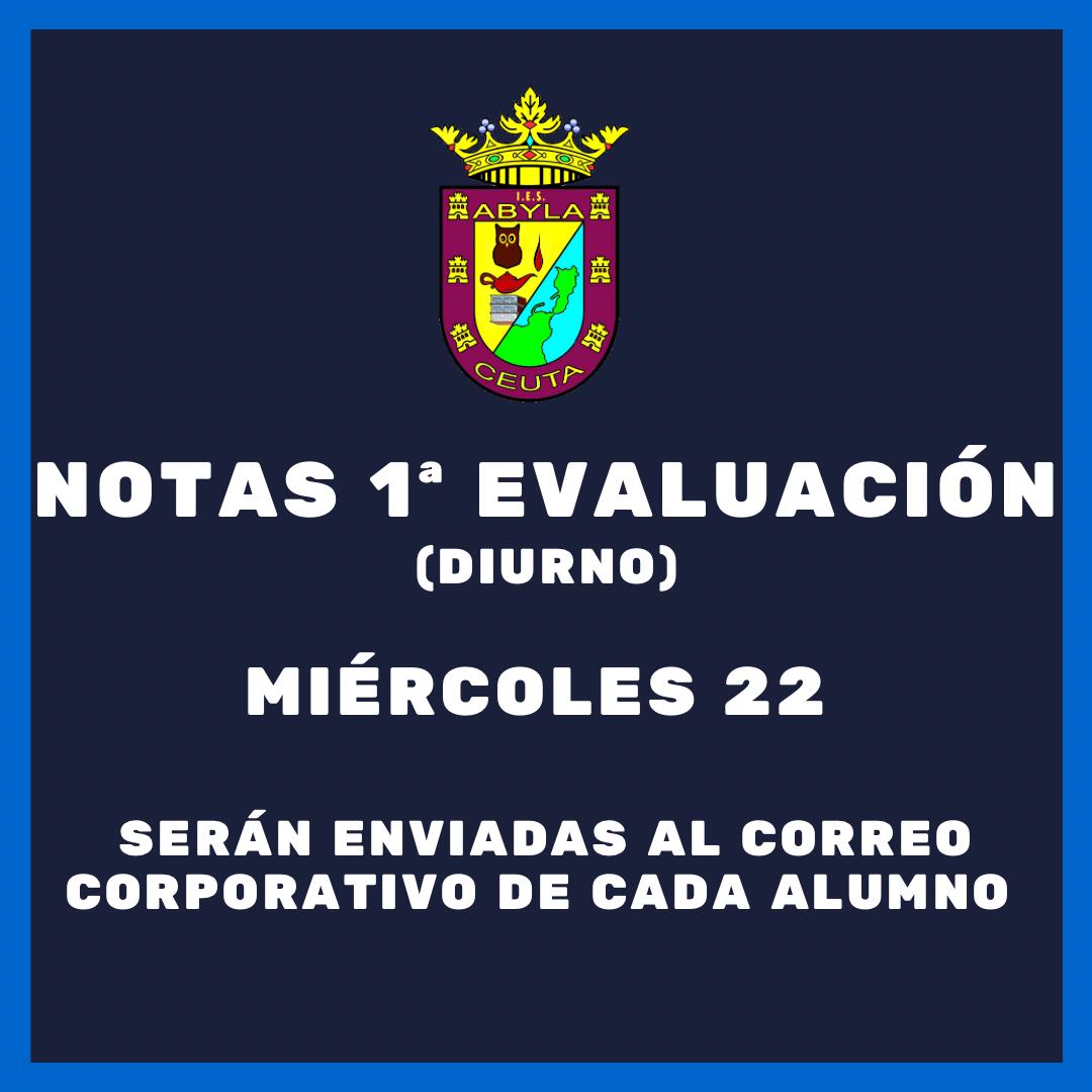 Notas 1ª evaluacion