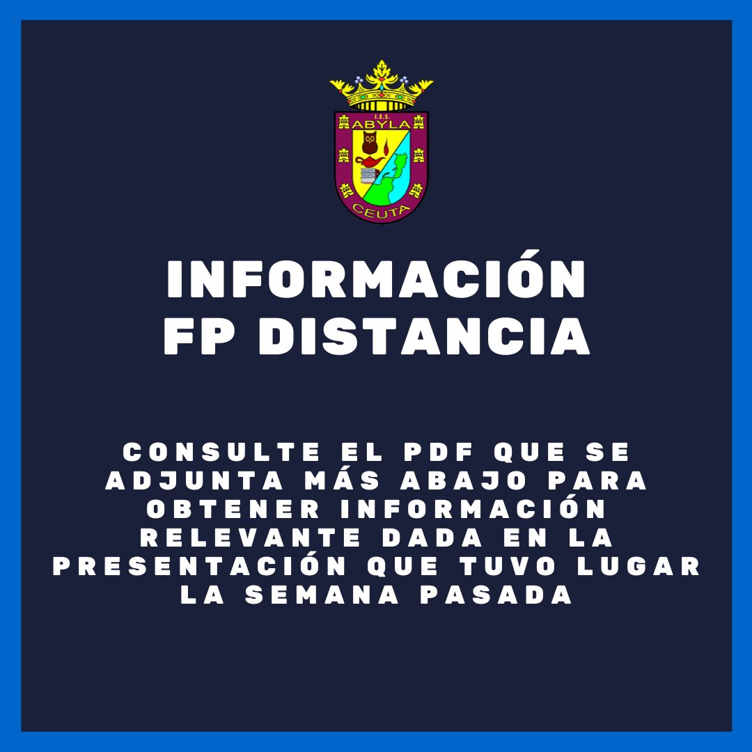 Presentacion FP DISTANCIA 2
