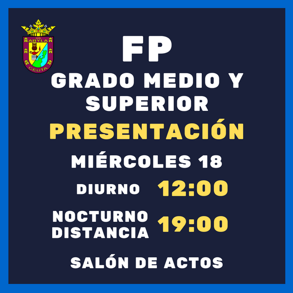Presentación FP medio y superior