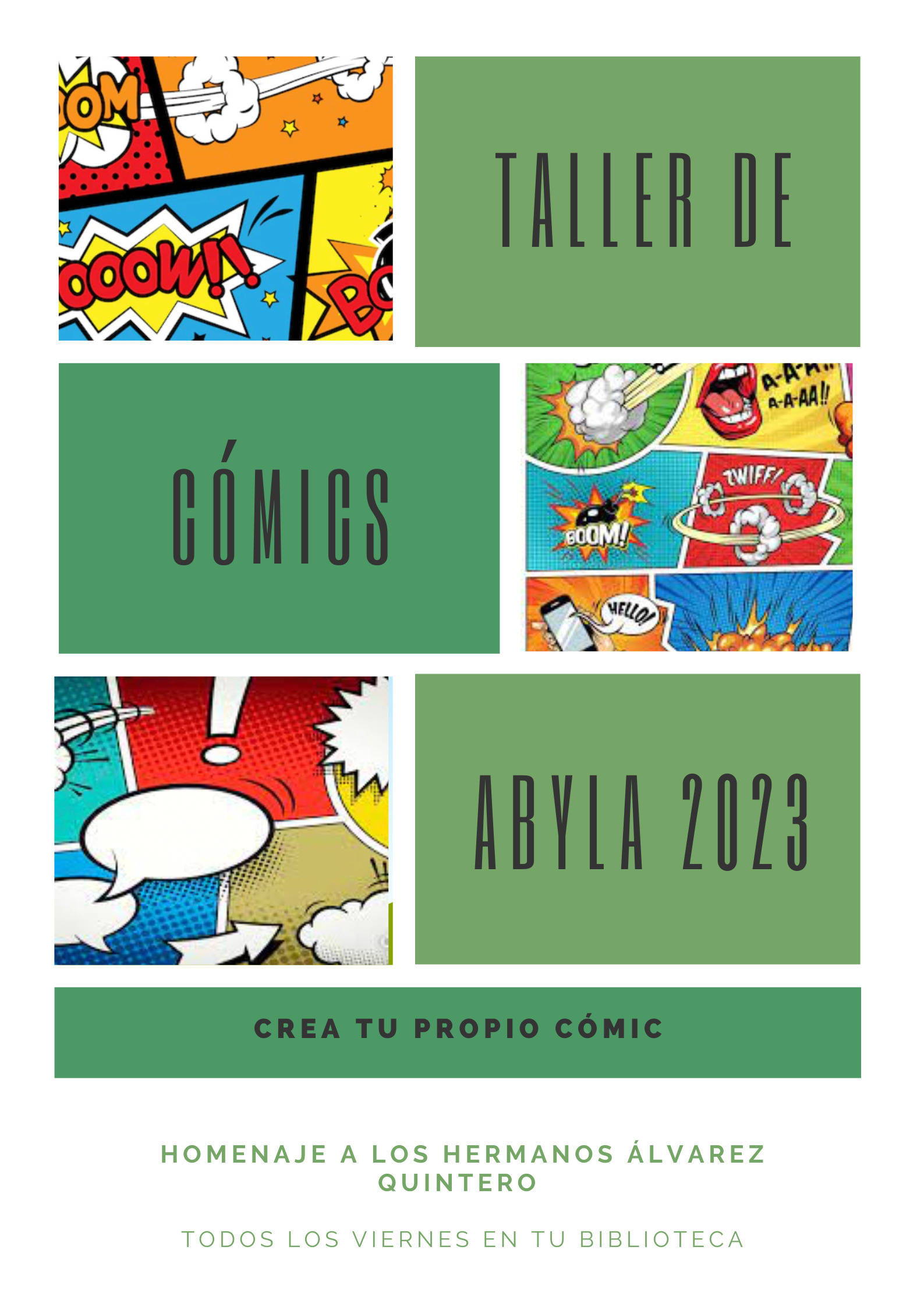 Taller cómic biblioteca