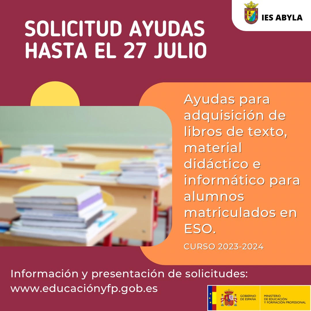 ayudas libros