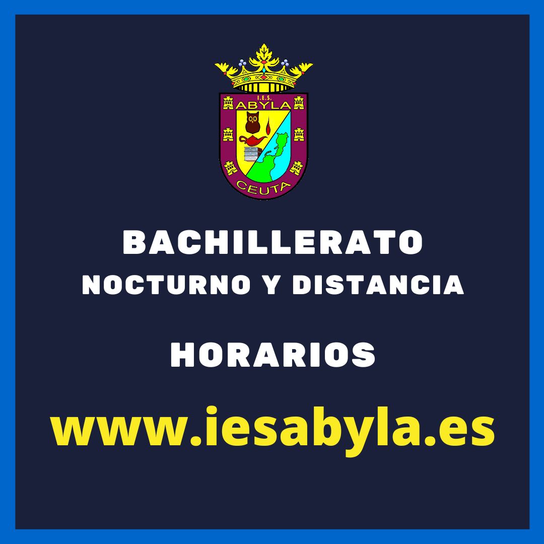 horarios BACH NOC DIS