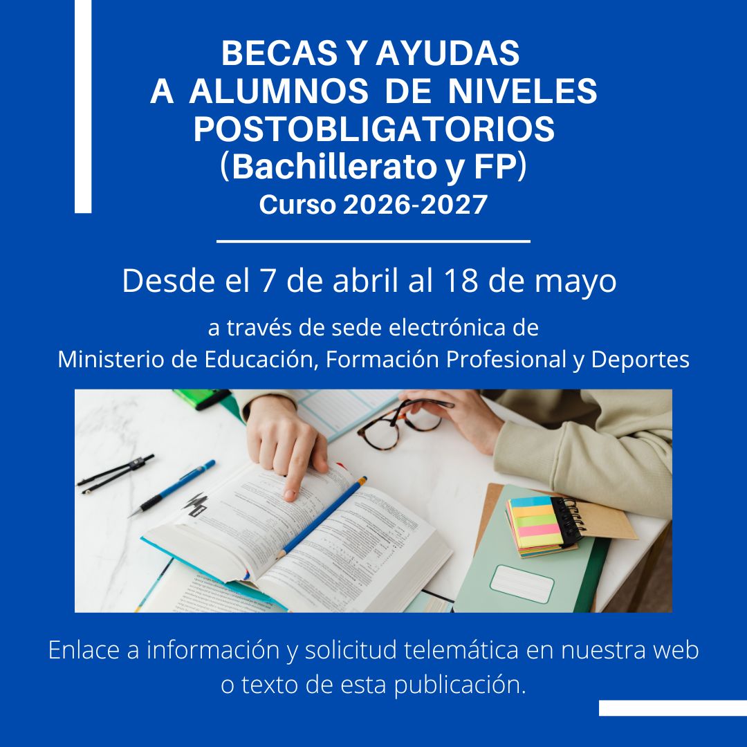 BECAS Estudios Postobligatorios26 27