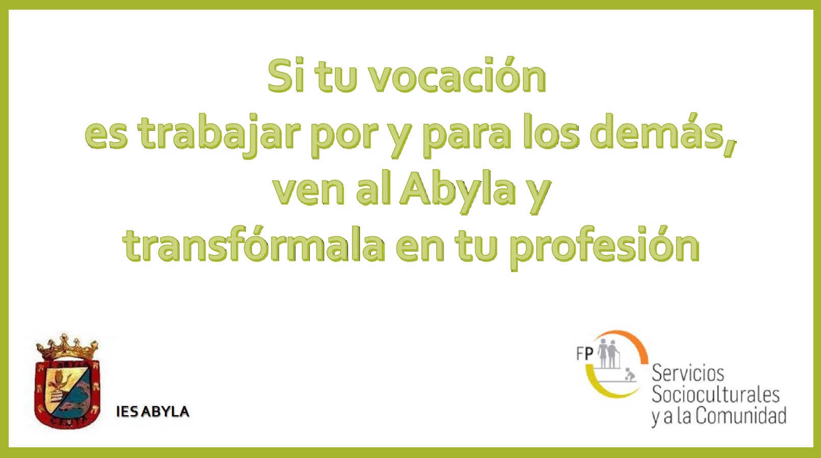 ESLOGAN SERVICIOS A LA COMUNIDAD